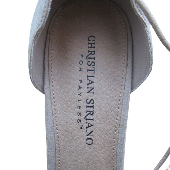 Christian Siriano tan sandal heels size 9.5 *GUC - Picture 11 of 15